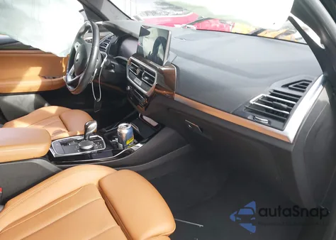 2022 BMW X3 xDrive30I from USA, damaged, VIN 5UX53DP03N9K52496